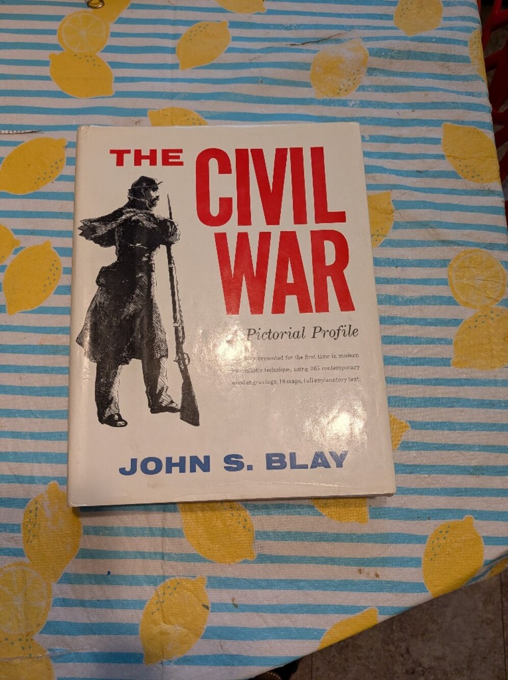 The Civil War by John S. Blay - Red & Blue Hardcover
